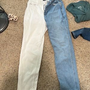 Hollister two tone jeans